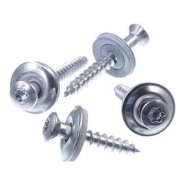 SECCARO 50 x 4.5mm x 80mm A2 Stainless Steel EPDM Washer 15mm TX/Hexalobular Socket Screws