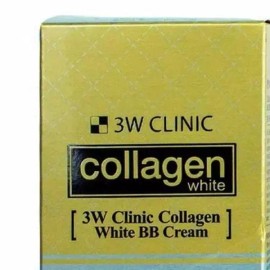 3W Clinic 얼굴 톤업 자외선 차단 크림 60g 콜라겐 함유 화이트닝 피부 보호 메이크업 Face Tone-Up Sunscreen Cream 60g with Collagen Whitening Skin Protection Makeup
