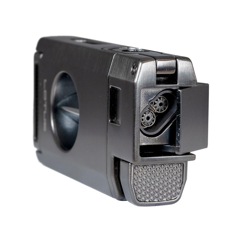 Lotus Excalibur Double Torch Lighter with Cutter (Gunmetal)