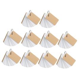 Operitacx 10pcs Sticky Memo Notes Flash Momo Cards Blank Notepad To Do List Memo Memo Pads Memo Notepad Memo Pads Bulk Small Memo Pads Note Pads Pocket Notepad White Mini Notebook