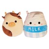 Squishmallows 8" Flip-A-Mallows Ronnie The Cow and Melly Milk