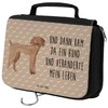Mr. & Mrs. Panda Toiletry Bag Dog Great Dane, brown,