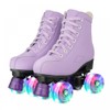 YYW Stylish Roller Skates for Women Girls, High-top Cozy Microfiber
