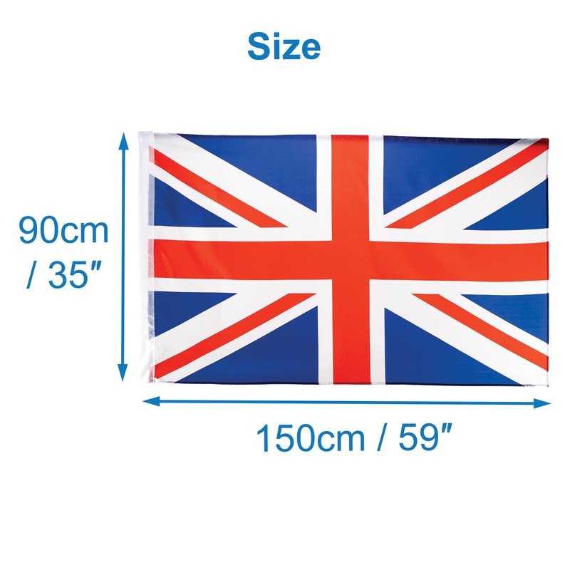 Baker Ross PJ147 Large Union Jack Flag – 1 Pack,