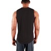 DEVOPS 3 Pack Men's Muscle Shirts Sleeveless Dry Fit Gym