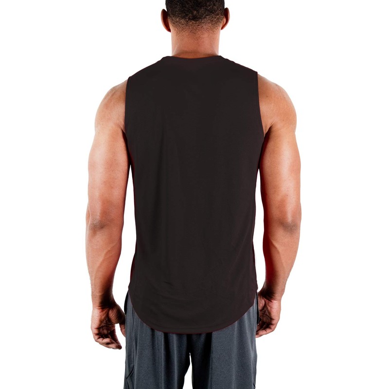 DEVOPS 3 Pack Men's Muscle Shirts Sleeveless Dry Fit Gym