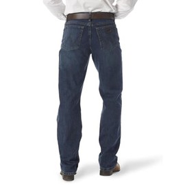 Wrangler mens 20x 01 Competition Relaxed Fit jeans, River Wash, 33W x 32L US