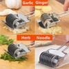 Stainless Steel Noodle Cutter,Noodle Lattice Roller Pasta Spaghetti Maker Kitchen