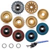 11PCS Wood Carving Disc Set for 4" or 4 1/2"