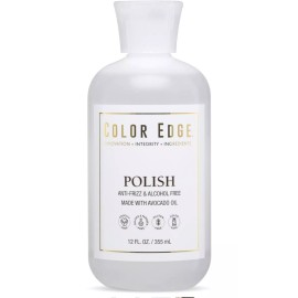 COLOR EDGE Hair Care POLISH For Skin & Hair w/AVOCADO OIL/Frizzy Hair 12oz