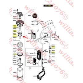 Unbranded Senco Model L LS Pin Nailer Complete O-ring Kit + LB5012 Firing Valve Seal