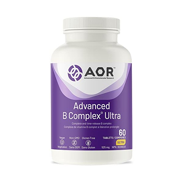 AOR AOR Advanced B Complex Ultra 525mg, 60 Vegan Tablets