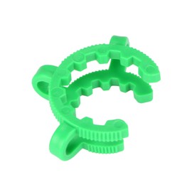 StonyLab Plastic Joint Clips, 10 pcs 24mm Keck Clamp #24 Lab Keck Clips for 24/29 24/40 Joint Glass Standard Conical Interface Clip Ground Glass Joint Lab Accessory - Green