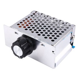 AC 220V 4000W SCR Voltage Regulator Dimmer Adjustable Electric Motor Speed Controller Large Power Module