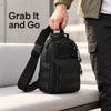 Tactical Sling Bag for Hands-Free Carry – Multiple Zippered Compartments