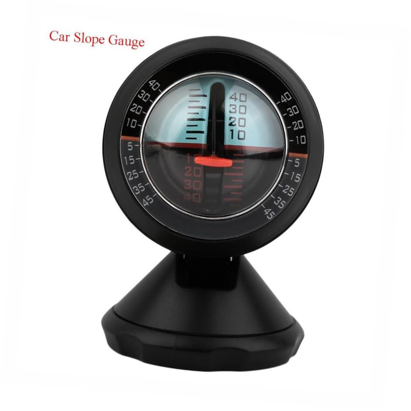 Mobestech Car Level Indicator Vehicle Inclinometer Tilt Gauge Easy to