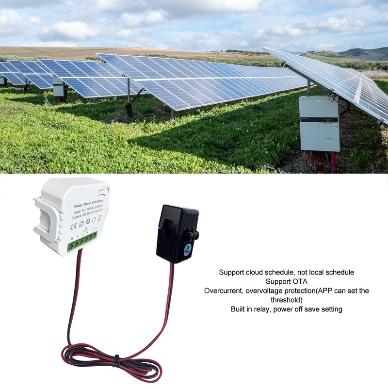 WiFi Smart Energy Meter for Tuya Consumption Monitor Single Phase