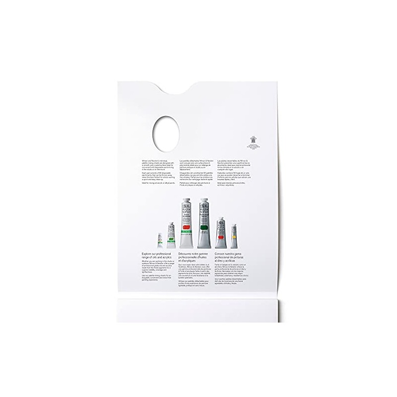 Winsor & Newton Tear-Off Palettes, 23cm x 31cm, 50 Sheets
