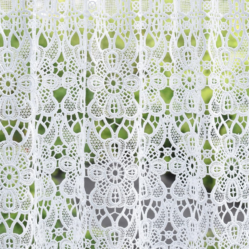 Molaxhome Butterfly Valance Curtains 63x12in Window Treatment for Home Kitchen