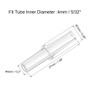 uxcell Aquarium Air Valve Connector Plastic Inline Tubing Straight Valves