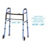 NOVA Folding Walker Basket with Cup Holder Bottom Liner Insert,