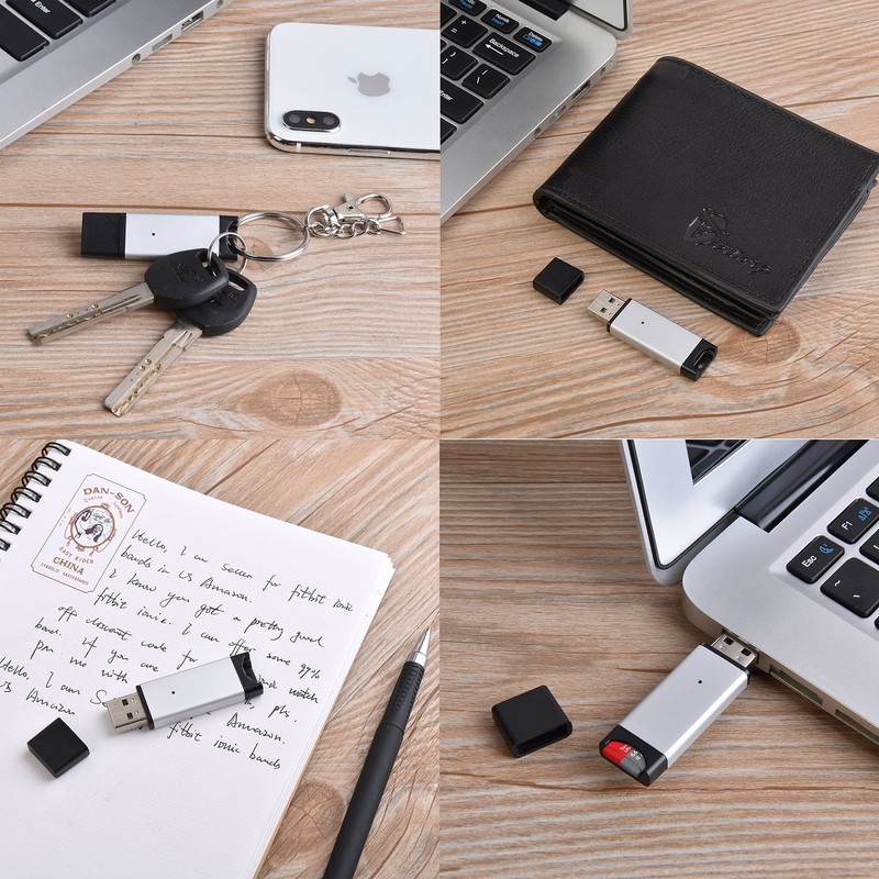Memwah Micro SD Card Reader - Fast USB 2.0 Adapter