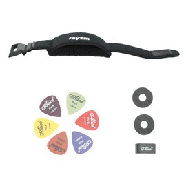 rayzm Guitar String Mute Muffler Fretwrap Guitar Fret Damping Band Noise Reducer Fingerboard Damping Strap for Guitar/Bass (S)