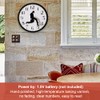 KASCLINO Silly Walk Wall Clock, Home Decor Walking Silent Wall