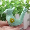 SHIDXIB 7Pcs Colorful Water Bird Whistle Magpie Peacock Ceramic Whistles
