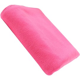 DOITOOL Toalla de Microfibra para Secado de Cabello Rosa 30x70 Cm
