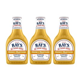 Sweet Baby Ray's No Sugar Added Honey Mustard (16 Fl Oz, Pack of 3)