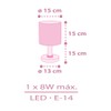 Dalber Children's Table Lamp Bedside Lamp Fairy Dreams Pink Fairies