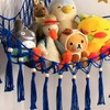Stuffed Animal Toy Storage Hammock with LED Light-Macrame Jumbo Doll