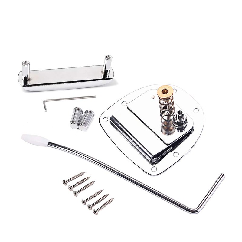 Alnicov Left handed Tremolo Vibrato Tailpiece Bridge Set for 6