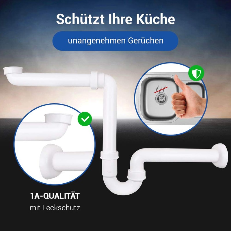 Anti Syphon Trap, white