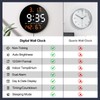 Brauthon Digital Wall Clock for Classroom, Garage, Game Room, Large