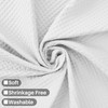 Barossa Design Extra-Long Shower Curtain 80" Height - Honeycomb Waffle