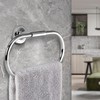 JASSFERRY Wall Mounted Oval Towel Ring Luxury Modern Design Bath