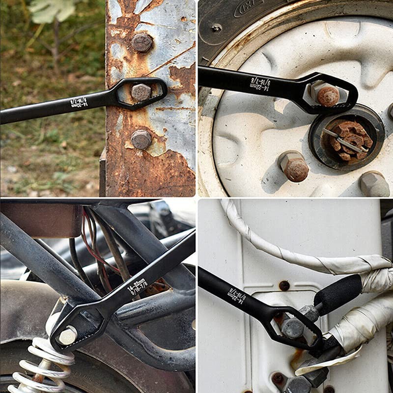 AIMALL Universal Plum Screw Nuts Wrench Self-Tightening lazy Wrench adjustable
