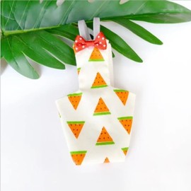 OKONOS Parrot Diaper with Bowtie Cute Reusable Flight Suit for Birds Parakeets and Cockatiels