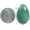 Nupuyai Pack of 5 Green Aventurine Worry Stones for Reiki