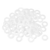 sourcing map 85Pcs M10 Nylon Flat Washers Plain Washer 10mm