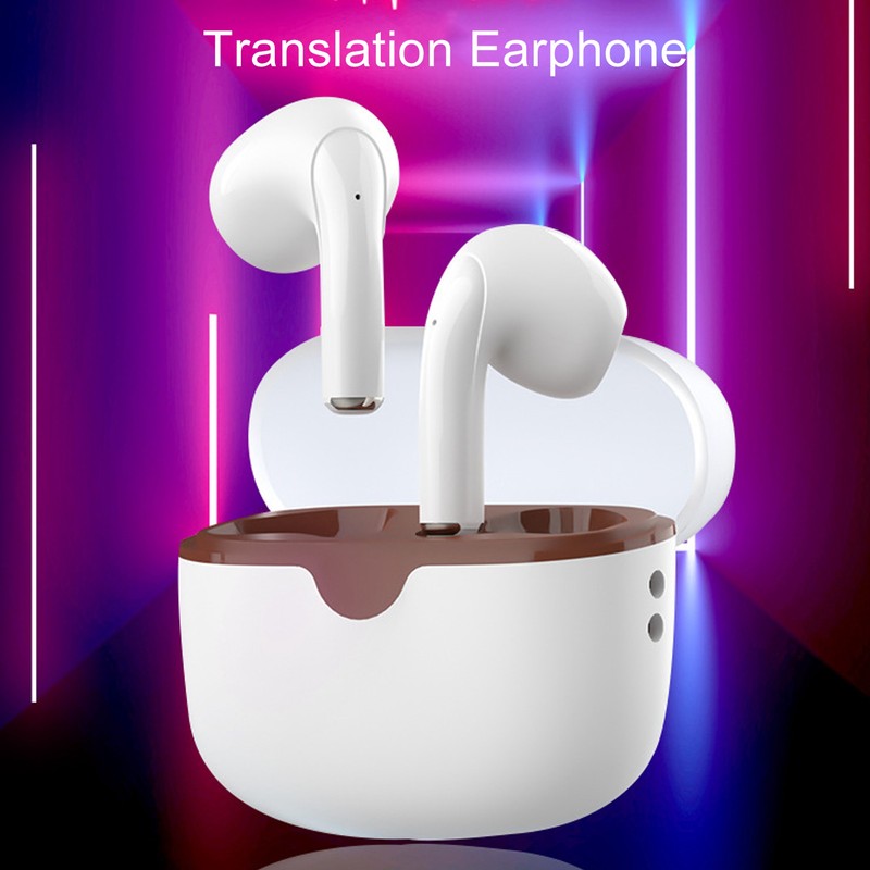 B32 Smart Translator Earbud Binaural Simultaneous Translator Multi Language Interpretation