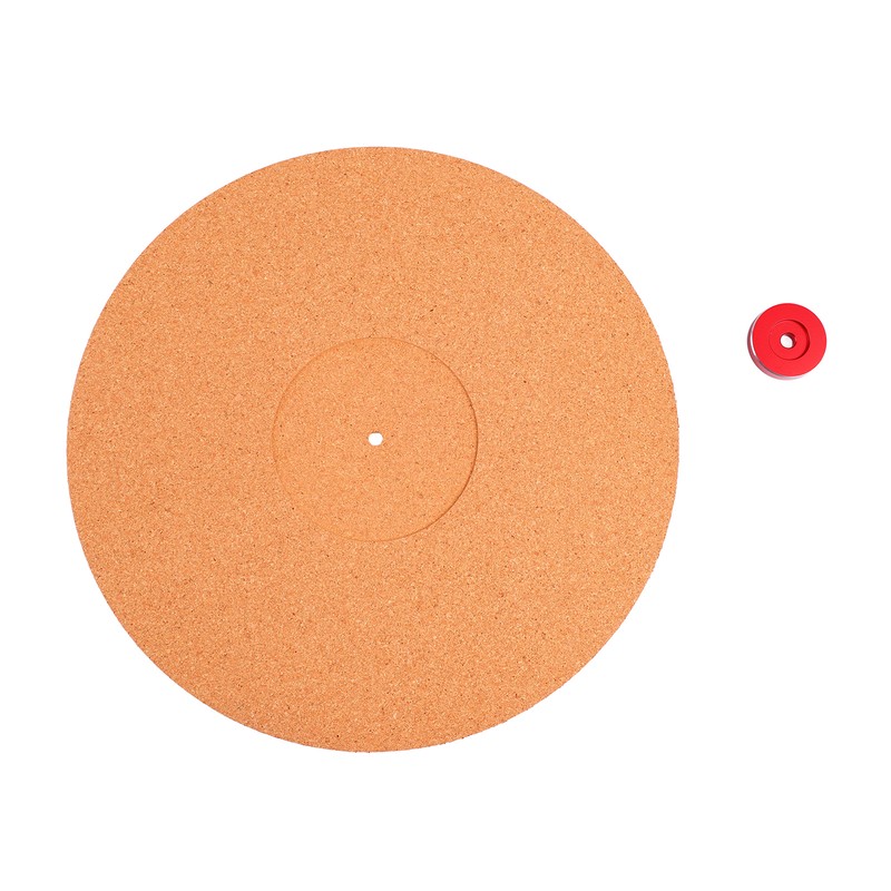 Cork Turntable Mat Vinyl Record Non Shake Slipmat Adapter Phonograph