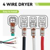 FNXPOW 4 Prong Dryer Cord,4FT 10/4 SRDT, 30Amp Appliance Extension