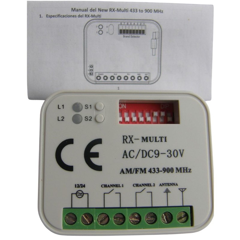 Universal Receiver Compatible with Standard Steel EA433 2KM Micro /