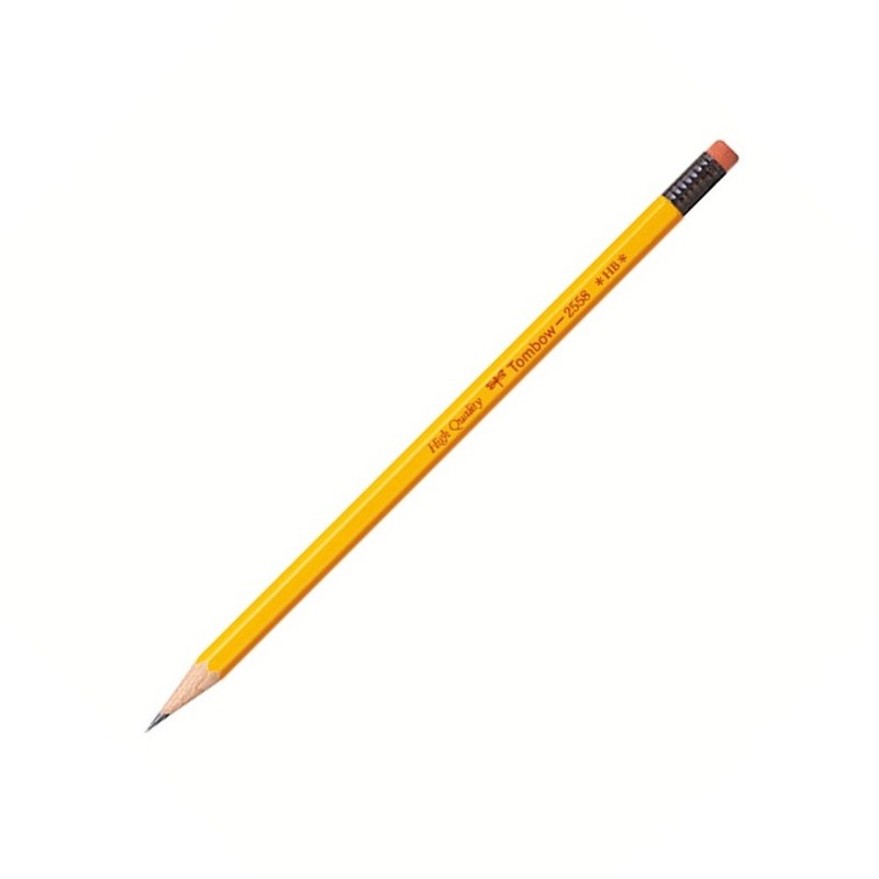 Tombow HB 2558 ACB-360 Pencil with Eraser with Cap, Pack