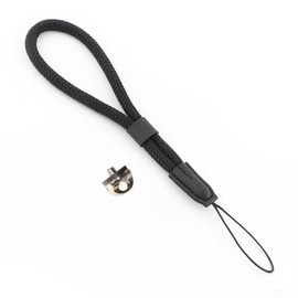 Correa de mano para cámara, cuerda de algodón suave, compatible con Sony A6700, A6600, A6500, A6400, A6300, A6100, A6000, Cámara sin espejo, cámara de acción GoPro Insta360, color negro, Negro -,