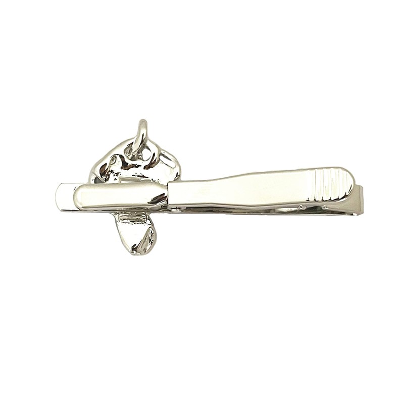 Classic Men Elven Leaf Tie Clip Metal Suit Accessory