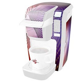 WraptorSkinz Decal Style Vinyl Skin compatible with Keurig K10 / K15 Mini Plus Coffee Makers Spiny Fan (COFFEE MAKER NOT INCLUDED)